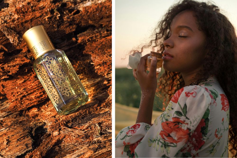 Naturalne olejki eteryczne przygotowane do produkcji domowych perfum i kosmetyków